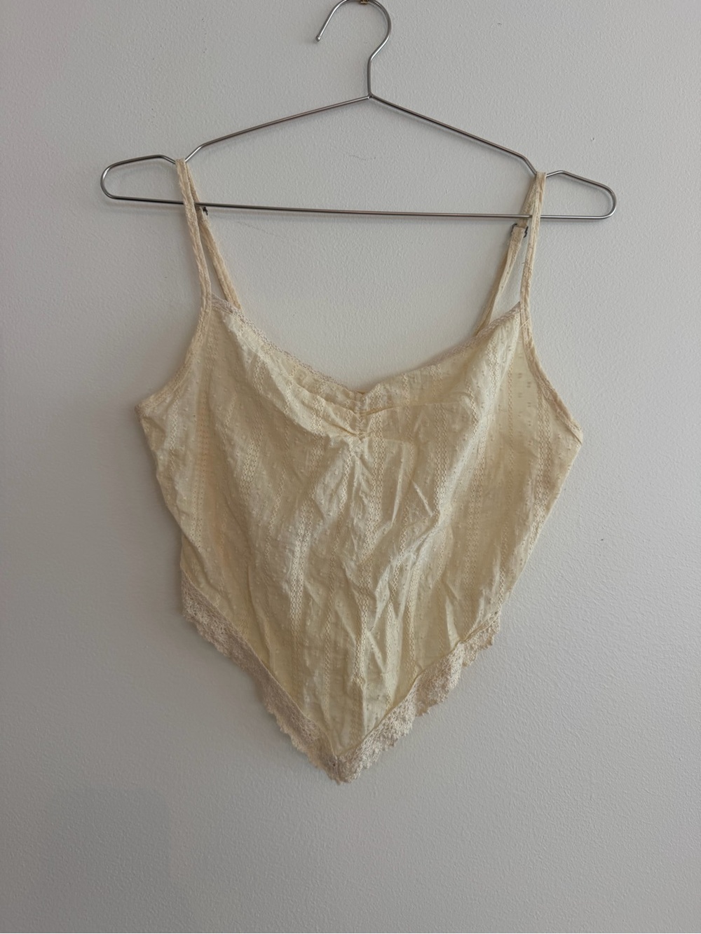 BANDANA OFF WHITE CROP TOP XS